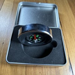 Boxed Decorative Metal Pocket Compass 2 inch in Metal Presentation Box