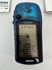 Garmin eTrex Legend Handheld with manual and Quick start guide