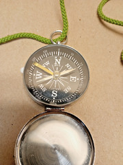 Vintage Survival PIC Compass and The Acme Thunderer Whistle