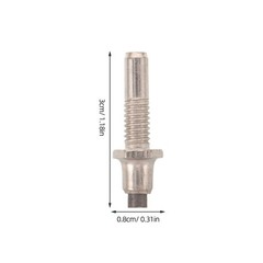 12 Pcs Threaded Trekking Pole Tips Poles Spike Hiking Cane Stick Parts