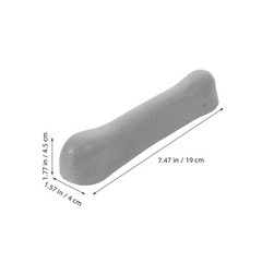 4Pcs Comfortable Grey Soft Tpr Crutch Underarm Pad Replacement Accessories