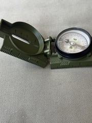 Cammenga Official US Military Tritium Lensatic Compass and Drab Green Case