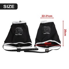 Shoe Protection Gear Waterproof Low Gaiters Ideal for All Outdoor Activities