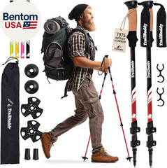 Trekking Poles – Lightweight 7075 Aluminum Hiking Poles for Women, Men & Seniors