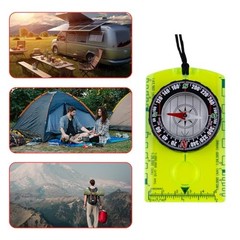 Abvsdu 2 Pieces Orienteering Compass, Superior Hiking Survival Compass for