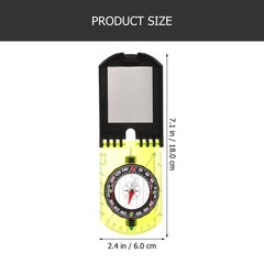 Multi-color Outdoor Pocket Compass Hiking Survival Sighting Map for
