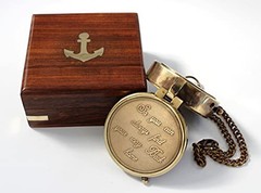 Camping Compass Engraved with “So You Can Always Find Your Way Back Home”,