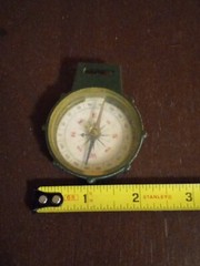 Vintage Plastic Compass Made In Hong Kong Works Great Very Rare Unique Pendant