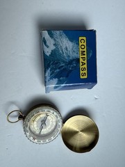 Sharp Survival Best Camping Survival Brass Compass | Military Compass Steam Punk
