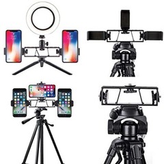 Well-Built Adaptable Video Live Broadcast Multi-Camera Mobile Phone Holder USA
