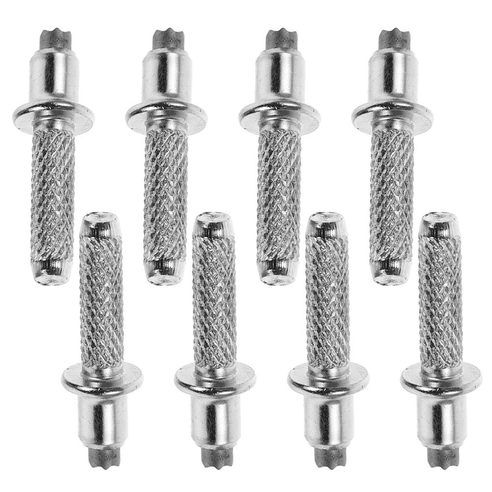 8Pcs Reusable Metal Walking Cane Tips with Anti Slip Tungsten Steel