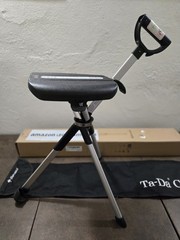 STEP2GOLD Ta-Da Chair Series 1 Portable Trekking Hiking Pole 32.2″ Black