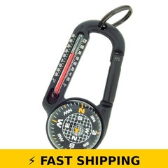 Sun Company TempaComp – Ball Compass & Thermometer Carabiner