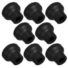 8 Pcs Walker Leg Caps Replacement Rubber Crutch Tips Non- Cane