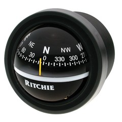 Ritchie V-57.2 Explorer Compass – Dash Mount – Black V-57.2 UPC 010342160614