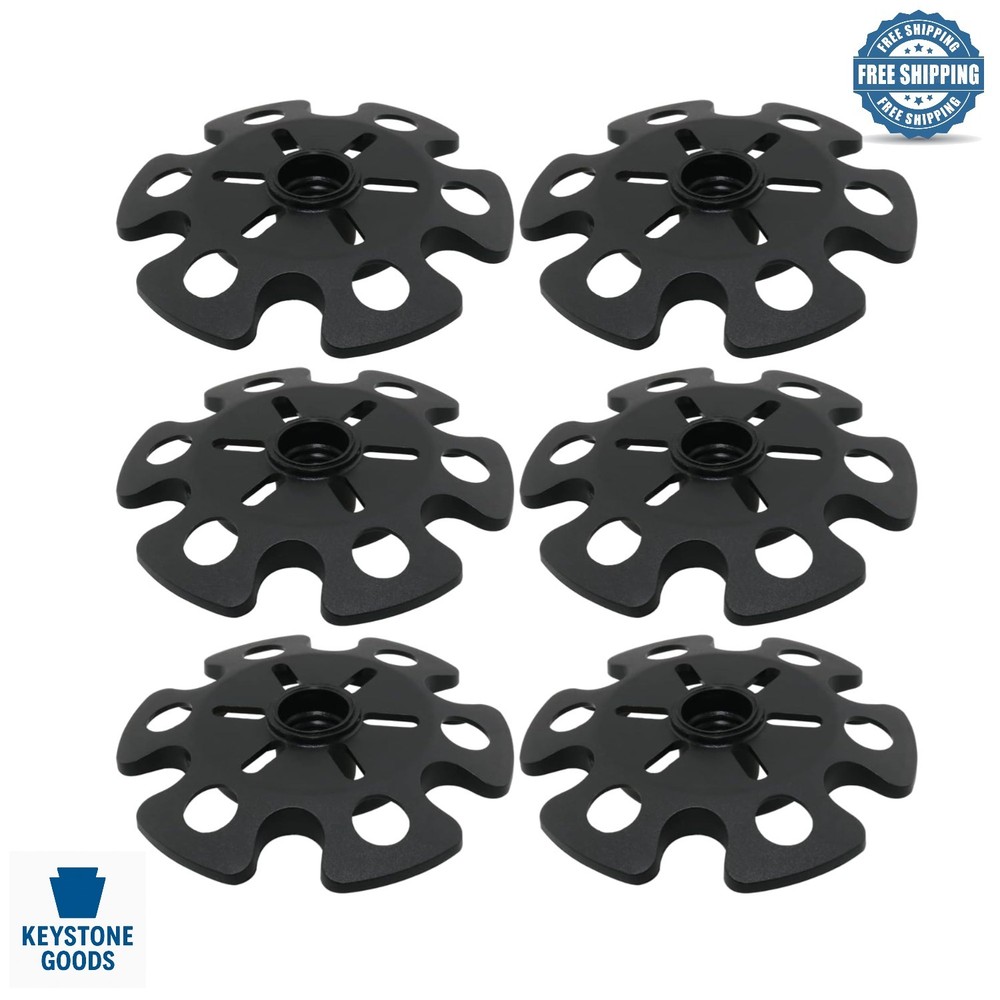 6pcs Universal Rubber Snow & Mud Basket Protectors for Trekking & Ski Poles