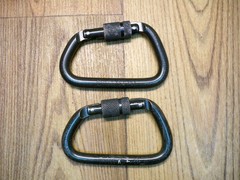 Omega-12 & Omega-08 Carabiner “D Ring” Climbing Rescue Gear