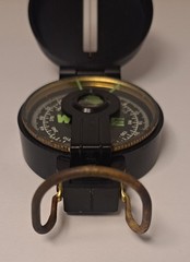 Vintage Engineer Lensatic Compass 2” Liquid Filled Working
