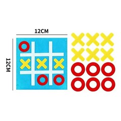 10pcs Felt For For Tac Toe Tokens for Team Building and Friend Gatherings