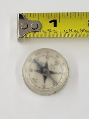 Vintage Chicago Apparatus Co. Small Button Compass. Made In USA