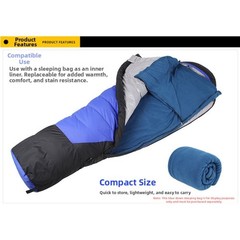 Lightweight Portable Sleeping Bag Sack Zippered Blanket for Outdoor and Travel