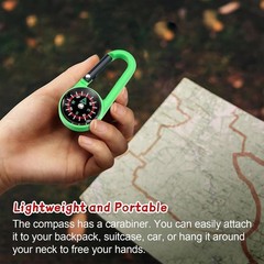 Navigation Compass, Multifunctional Hiking Compass, Waterproof Pocket Compass…