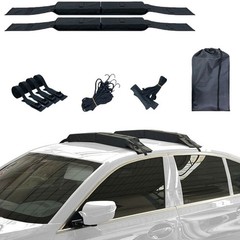Soft Roof Rack Pads for For kayak Rack with Straps Ropes Buckles and Storage