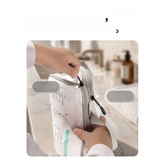 Compressible Waterproof Polyester Bag with Handle for Travel 27x13x10cm