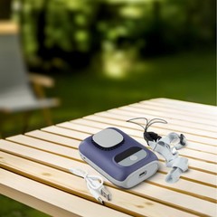 Flexible Waist Neck Fan with High Airflow and 4000mAh Battery for All Day Use