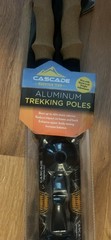 Cascade Mountain Tech Aluminum Adjustable Trekking Poles Cork Rubber Grip