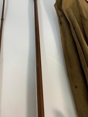 Vintage Heddons? Tonkin Cane? 2 pc. Bamboo Fly, Trout Fishing Rod w/ Pouch