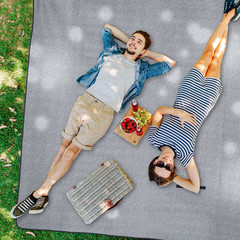 Relaxdays XXL Picnic Blanket, 200×300 cm, Insulated, Waterproof, Herringbone…