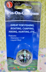 Compass, PIN-ON, Liquid filled, Always upright, #CQC286
