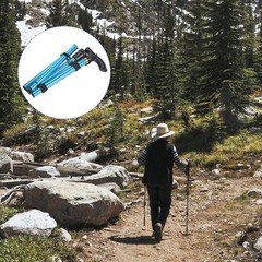 M METERXITY 2 Pack Trekking Poles – Collapsible Hiking Walking Sticks, Telesc…