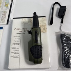 Garmin Rino 120 Handheld Hiking GPS Navigator 2-way Radio Tested IOB