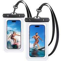 【2 Pack】 Waterproof Phone Pouch【Easy Lock & Heavy Duty】IPX8 Water Proof Cell
