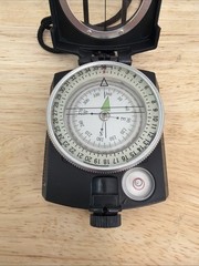 Military Style Lensatic Compass – Metal Sighting Compass