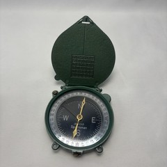 Vintage Leupold & Stevens Sportsman Compass in Original Box Green Metal READ