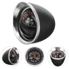 Small Car Dashboard Compass Car Mount Compass Black Compass for Vehicle Boat
