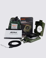 AF-4074 Military Compass Lensatic Sighting-Multifunctional, Fluorescent, Wate…