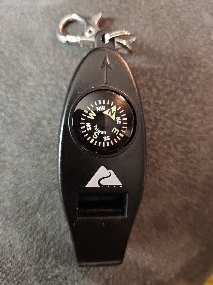 Silva Directional Lightweight Pocket Compass Temperature gauge key chain