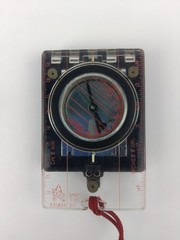 Dunno Orange Whistle Compass 50 Diameter Vintage